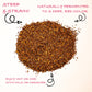 Worldwide Botanicals Organic Red Rooibos Tea Loose Leaf - 8oz Resealable Bag - 100% South African Aspalathus linearis