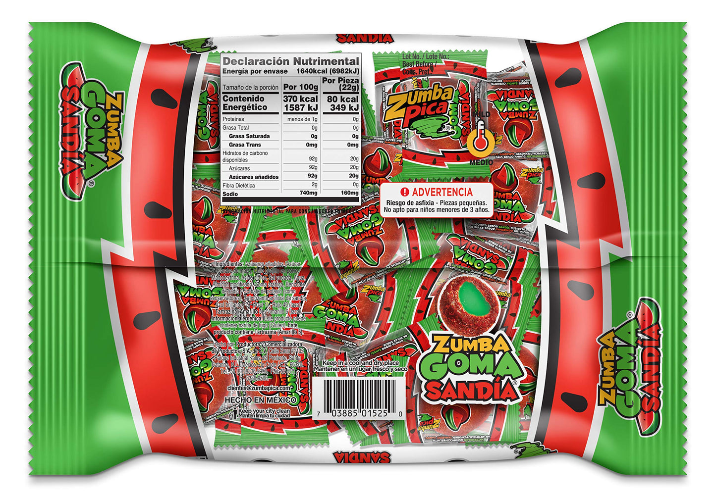 Zumba Goma  Candy  Watermelon