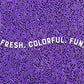 Judee'S Purple Sprinkles 4 Oz - Gluten-Free And Nut-Free - Brighten Up Your Baked Goods - Great For Cookie And Cake Decoration -