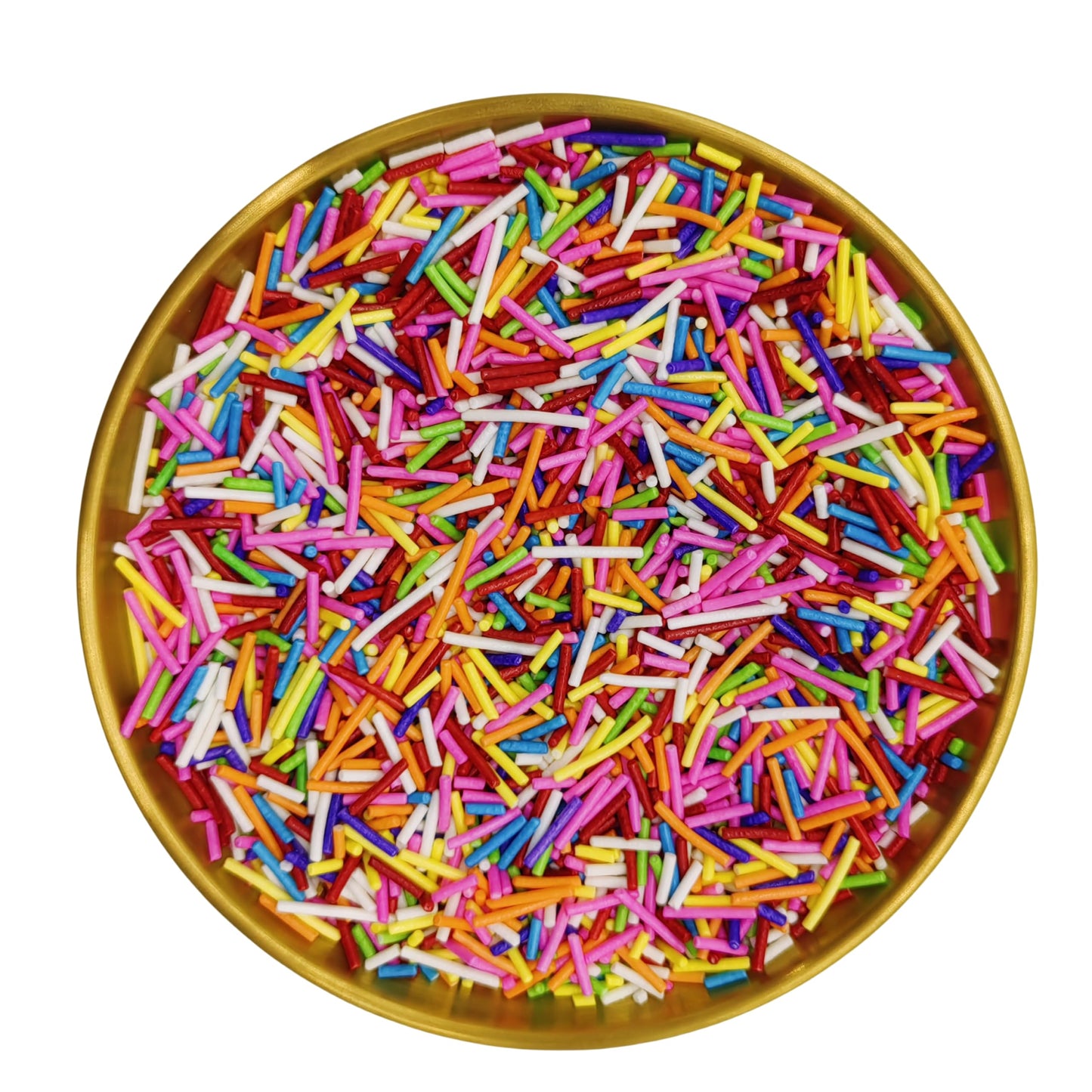 Rainbow Jimmy Sprinkles Edible Mix Size Jimmies Cake Decorations Soft Jimmies For Topping Ice Cream, Cookies, Cakes, Wedding Par
