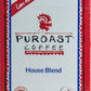 Puroast Coffee House Blend Single Serve Pods, Medium Roast, 12 Count, Compatible with Keurig Brewer, No Bitter Aftertaste, White