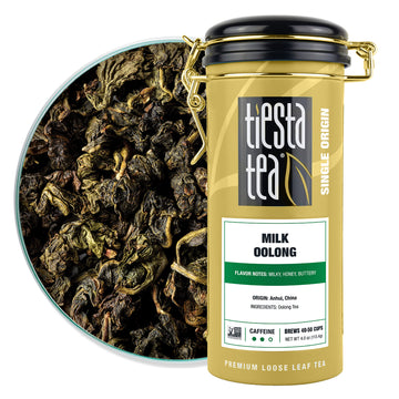 Tiesta Tea - Milk Oolong Tea | Single Origin Premium Loose Leaf Oolong Tea From China | Medium Caffeinated | Make Hot Or Iced Te