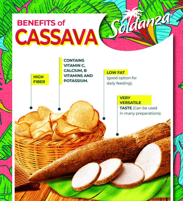 Soldanza Yuca/Cassava Chips, 1.59 Oz (Pack Of 24)