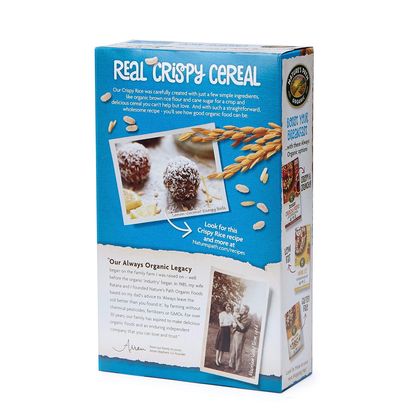 Natures Path Cereal Rice Crisp Gf Org
