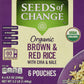Seeds of Change Brown & Red Rice w/ Chia & Kale, 8.5 Ounce, 6 Count