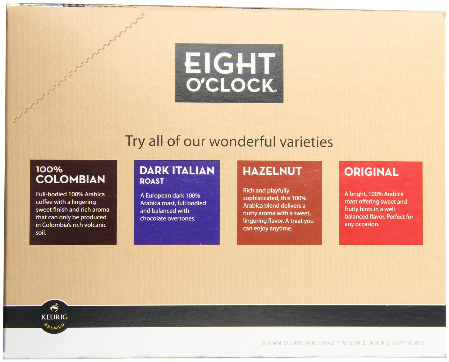 Eight O'Clock Coffee Dark Italian Roast K-Cups, 24-Count (Pack Of 2)