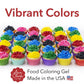 Ann Clark Gel Food Coloring & Easter Egg Dye Made In Usa .7 Oz, 6 Colors