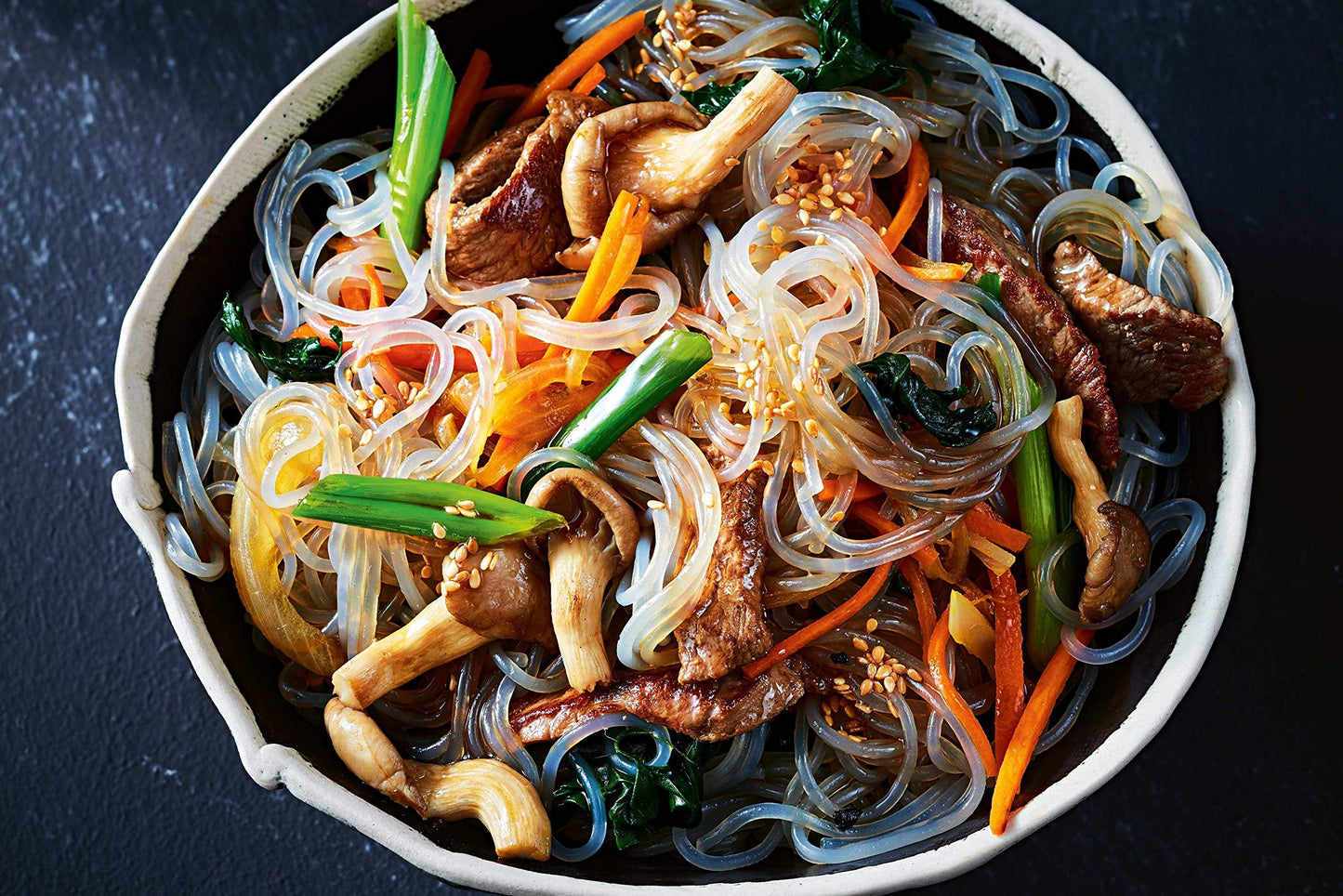Sungiven Sweet Potato Glass Noodles, Japchae, Korean Vermicelli Pasta, Fat-Free And Gluten-Free, 100% Sweet Potato Starch, No Ad