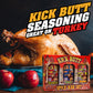 Kick Butt Spice Rub Gift Set Seasoning Spice Salt Set - Gourmet Seasoning Rub (7 Oz) - Use On Ribs Chicken Streak (Gift Set)