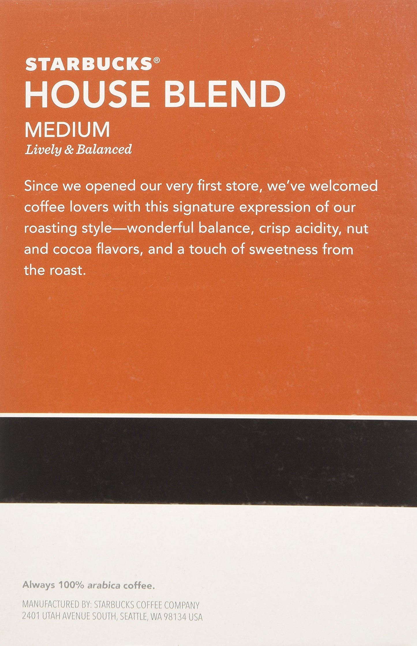 Starbucks House Blend Coffee K-Cups