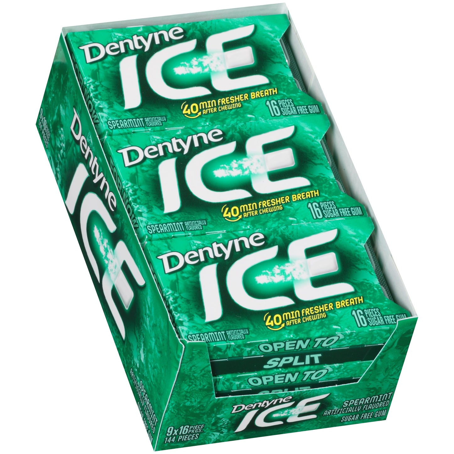 Dentyne Ice Spearmint, Count Of 9 (Pack Of 3)
