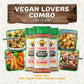 Flavor God Vegan Lovers Combo Pack - Herbs, Spices & Seasoning Gift Set, Includes Italian Zest, Taco Tuesday, Lemon & Garlic - Pack of 3