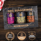 Meat Lovers S Of Enhanced Bbq Seasonings - Holy Cow, Sweet Texas & Adams Ribs Bbq Rubs | Pack Of 3 | 100% Natural | Spice Gift For Foodie