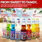 Endless Savings Ramune Japanese Soda Soft Drinks - Sparkling Beverage For Parties, Original, Yuzu, Grape, Orange, Melon, Lychee
