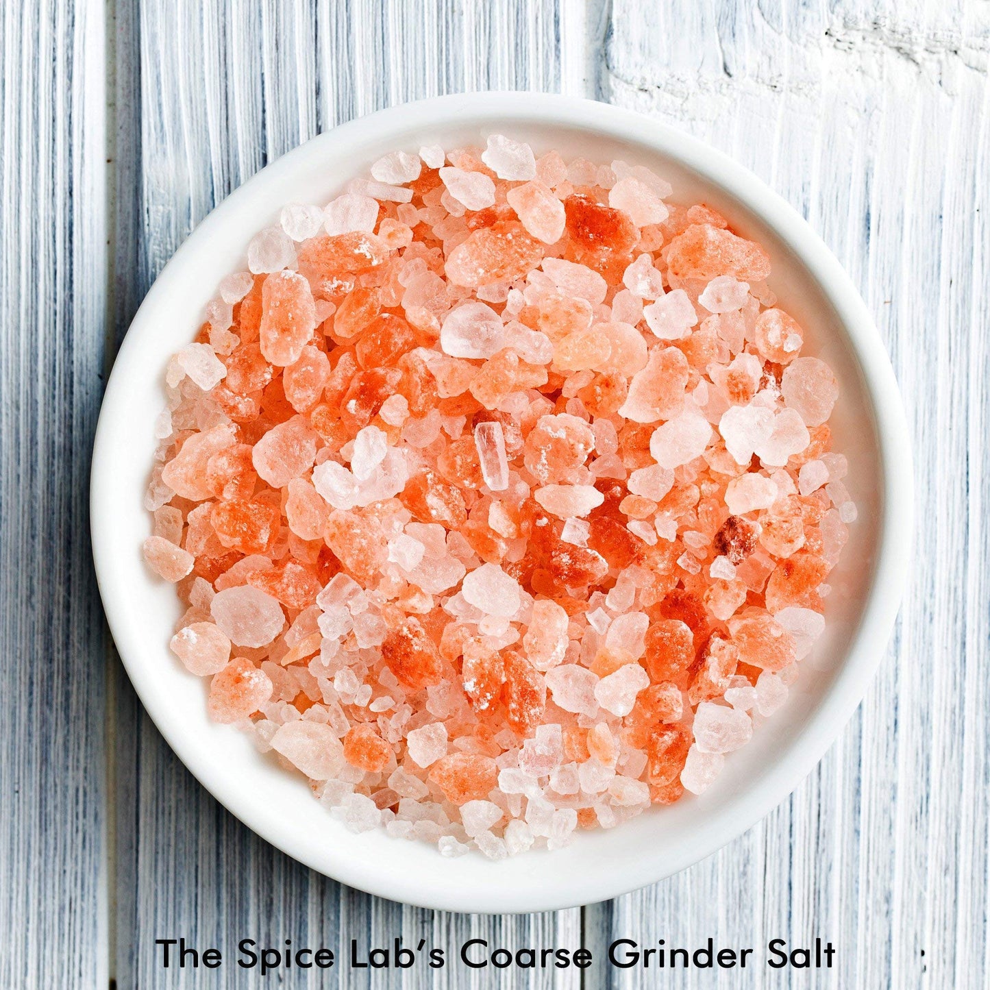 The Spice Lab Himalayan Salt - coarse 2.2 Lb  1 Kilo - Pink Himalayan Salt is Nutrient and Mineral Dense for Health - gourmet Pu
