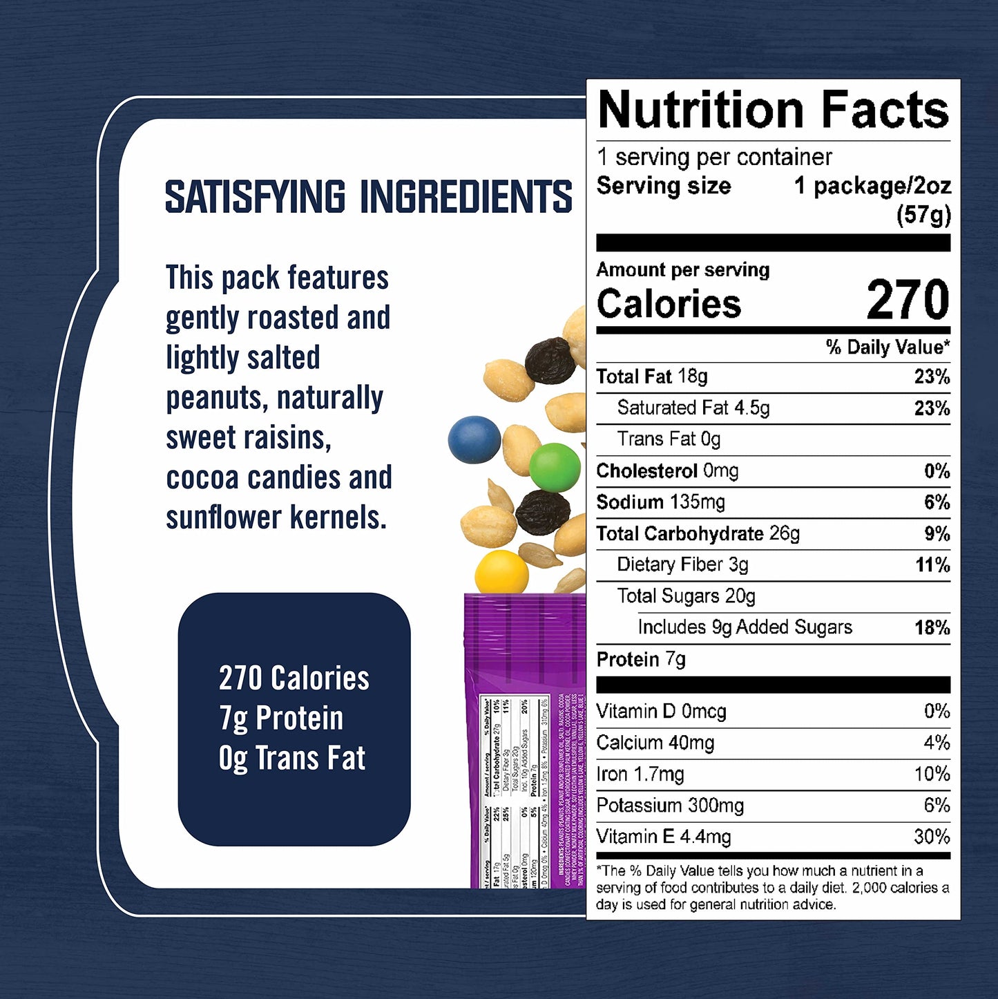 Kars Sweet N Salty Trail Mix, 2 oz Individual Snack Packs, Bulk Pack of 72, Healthy Snacks for mature-themeds and Kids