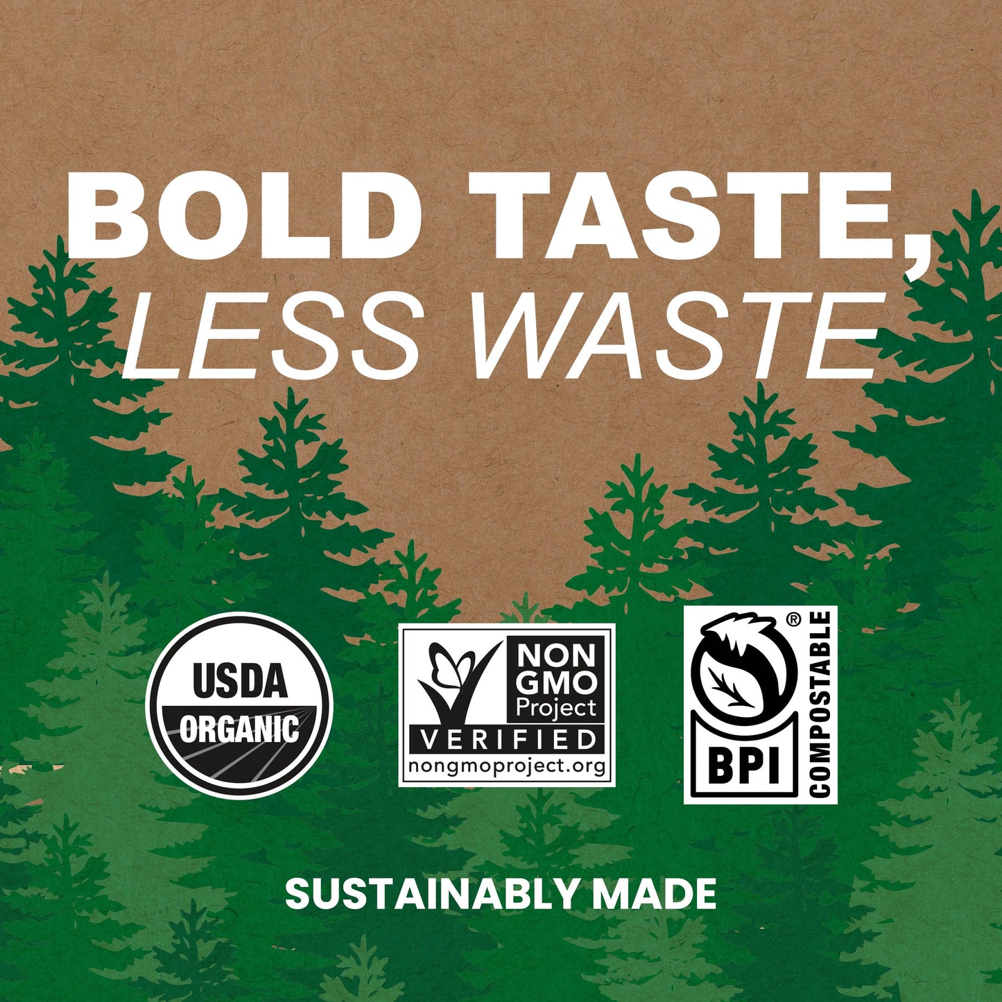 Vermont Coffee Company  Organic Medium Roast Coffee  K-Cup Single-Serve Compostable Coffee Pods  10CT  Made in the USA