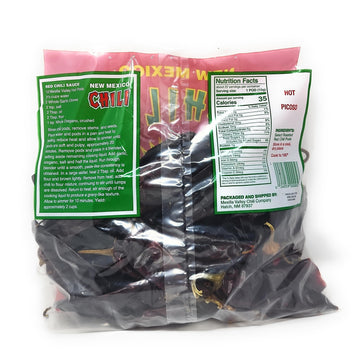 Barker's Hot Red Chili Pods From Hatch, NM - 8 oz