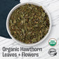 J MAC BOTANICALS Organic Hawthorn Leaf and Flower Dried Herbs 16 oz