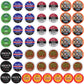 Perfect Samplers Extra Caffeine Coffee Single Serve Cups Variety Pack for Keurig, 50 Count