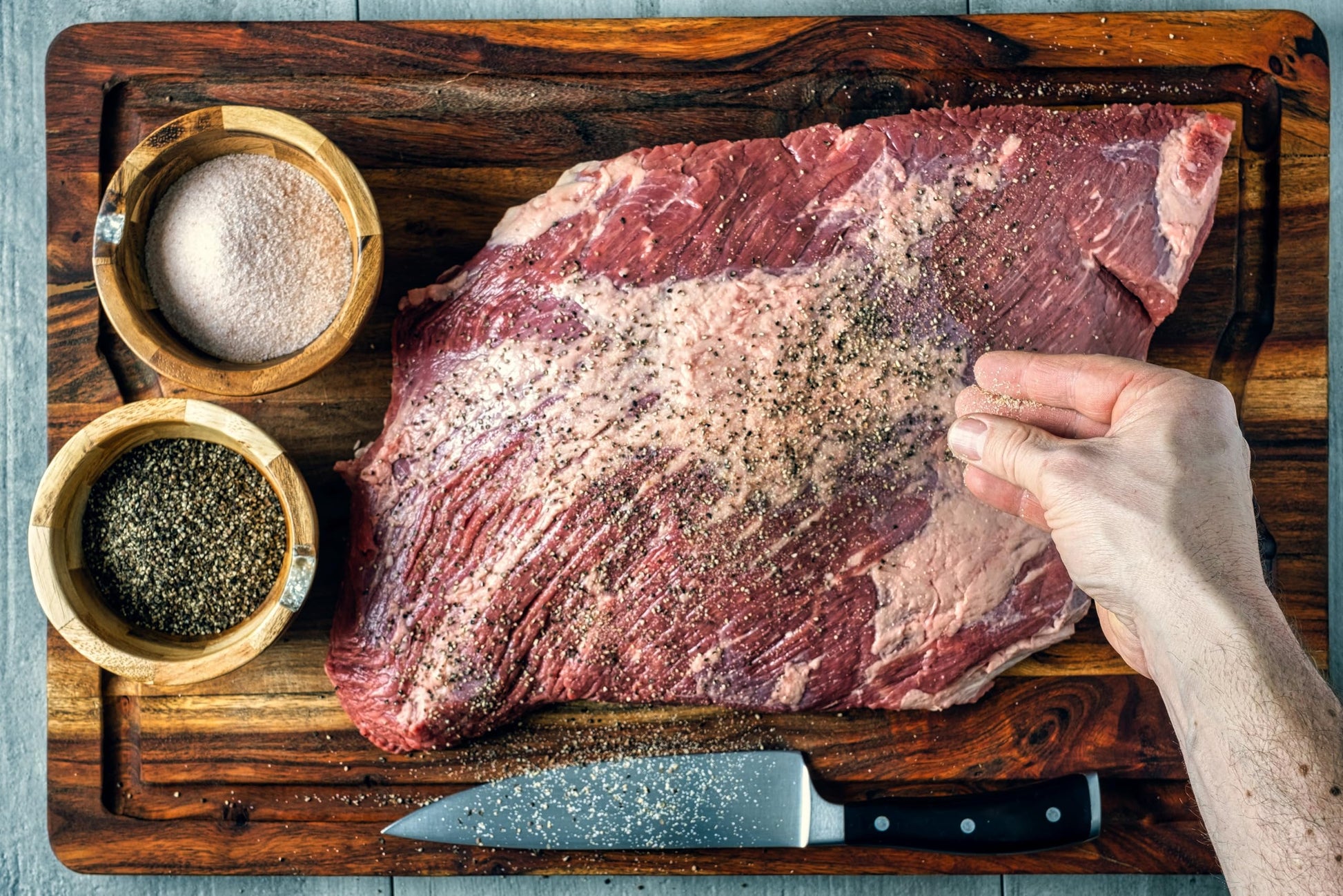 Flat Cut Beef Brisket Trimmed  Kosher Certified Beef  USDA High Choice  Pasture-Raised Grain-Finished Black Angus  enhanced Lean Tender First Cut  Ready-to-Cook Brisket for Oven or Smoker