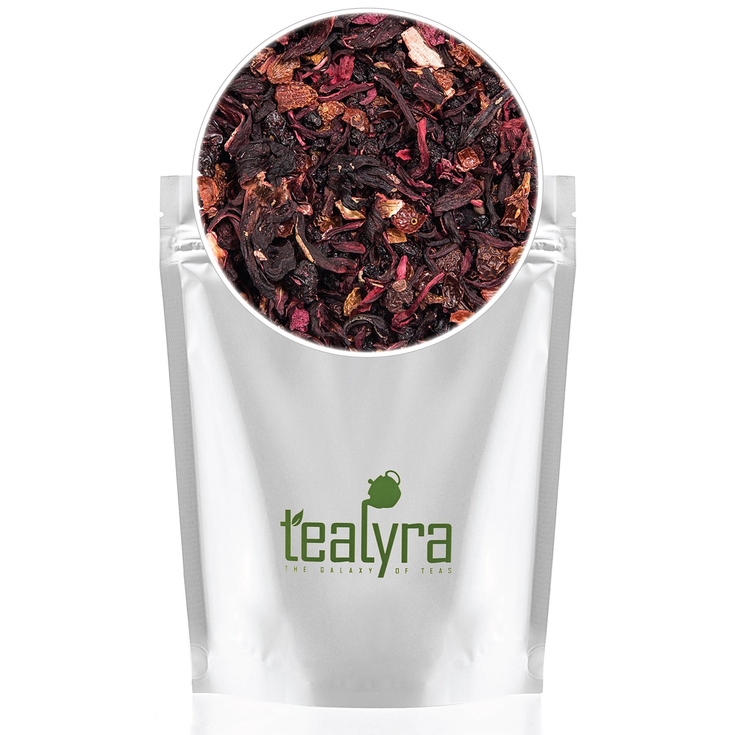 Tealyra Cherry Goddess Fruity Herbal Loose Leaf Tea - Caffeine-Free - 8 Ounce