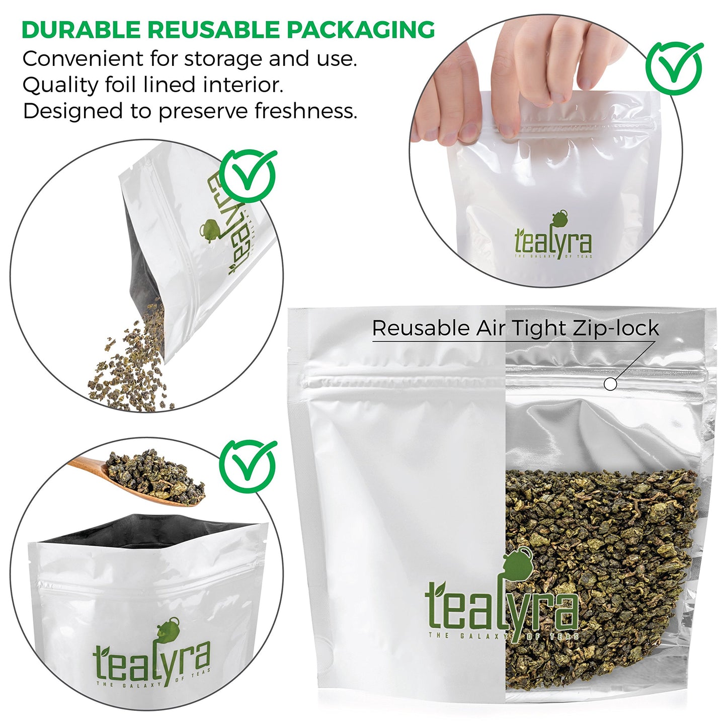 Tealyra Jin Xuan Milk Supreme Oolong Tea - High Mountain Taiwanese - 4 Ounce Loose Leaf - Medium Caffeine