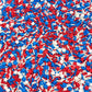 Sentovac Sprinkles For Patriotic 4Th Of July Independence Day | Edible Cake Cupcake Sprinkles | 1 Bottle 3.53Oz/ 100G Patriotic