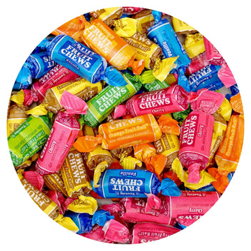 Tootsie Roll Fruit Chews, 2Lb Bulk Bag (Approx. 140 Pieces), Taffy Candy, Assorted Fruit Indvidually Wrapped Candy