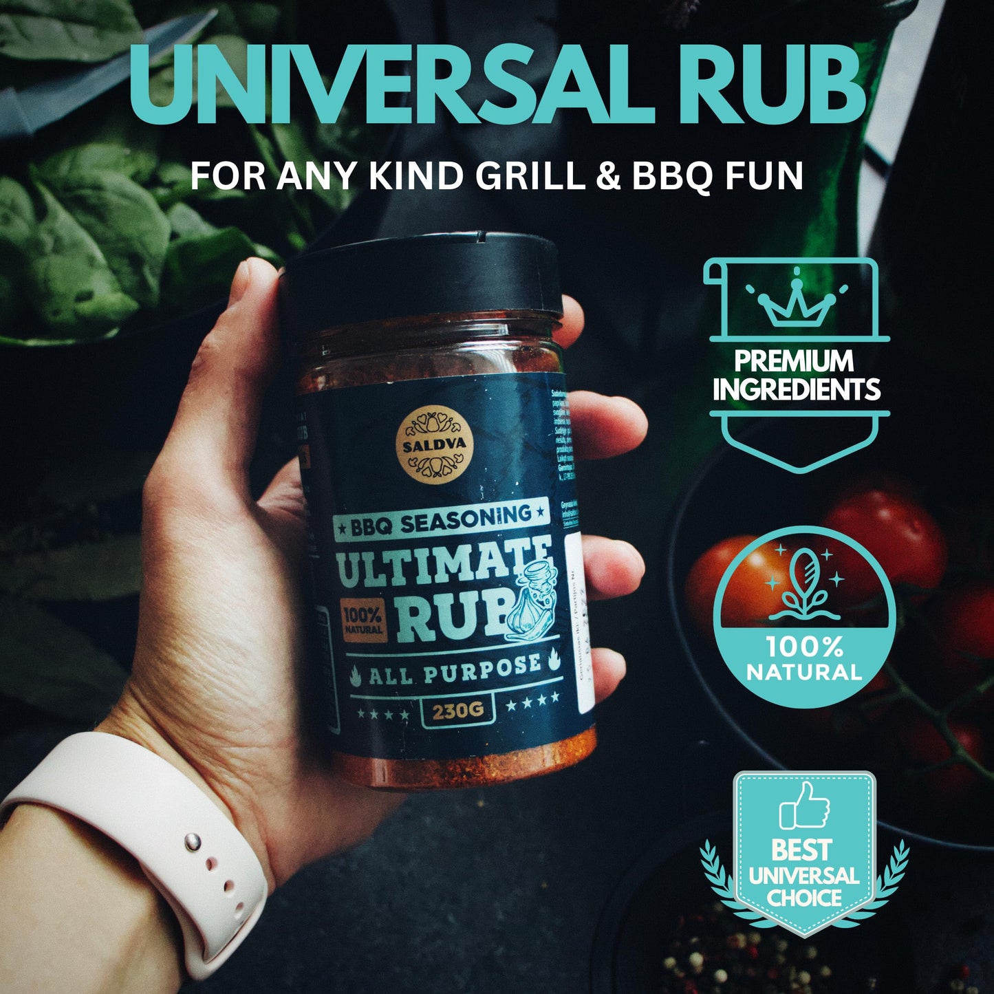 Classic S Of Enhanced Bbq Seasonings - Holy Cow, Adam’S Rib, Angel’S Wings, Smoky Pig, Ultimate Rub & Veggie War Bbq Rubs | Pack Of 6 | 100% Natural | Great Foodie Gift