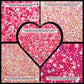 Confect Valentines Day Sprinkles Mix - Pink, Gold & White Pearl Heart Sprinkles With Sparkling Sugar - Edible Baking Decorations