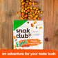 Snak Club Tajin Fiesta Snack Mix, Peanuts & Corn, Mild Chili Lime, 11 oz Resealable Bag