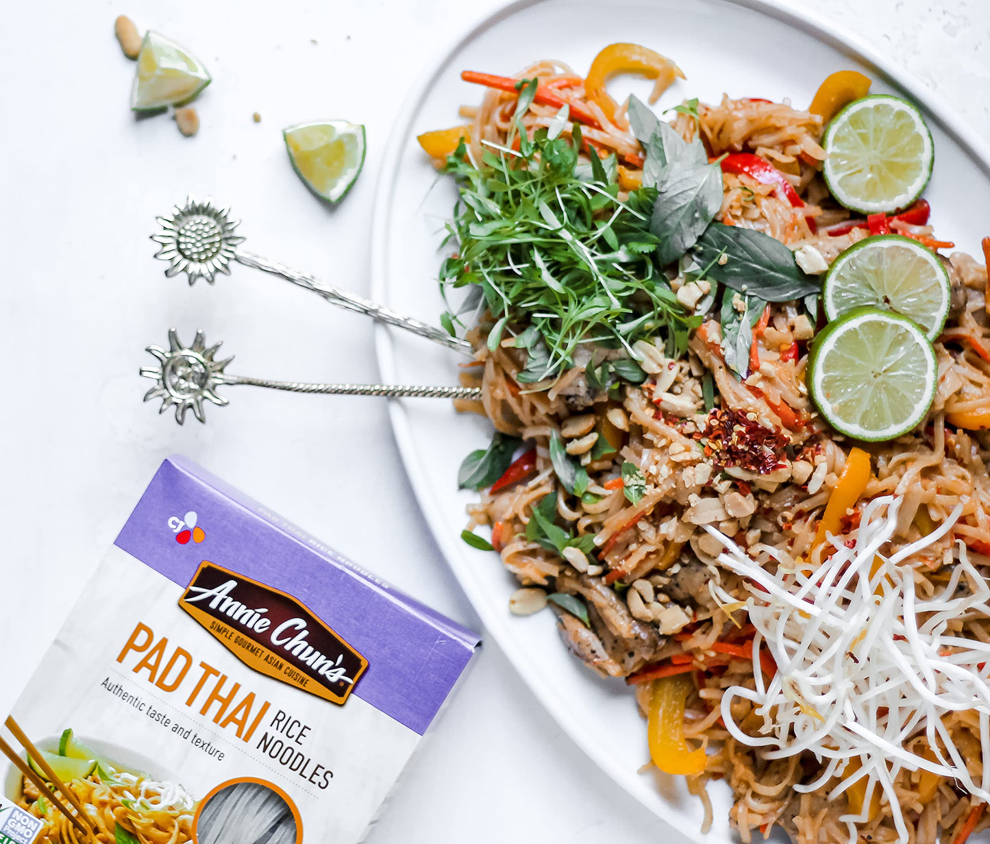 Annie Chun 'S Korean Dry Noodles, Pad Thai Rice Noodles 8Oz 6Ct