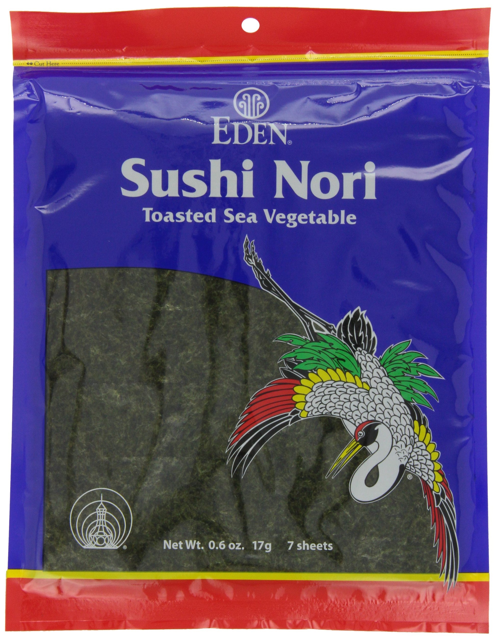Eden Toasted Sushi Nori, 0.6 Ounce