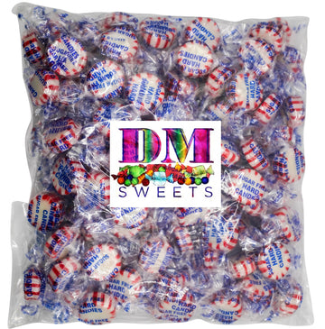Sugar Free Peppermint Starlights - 1 Lb Of Individually Wrapped Hard Candy
