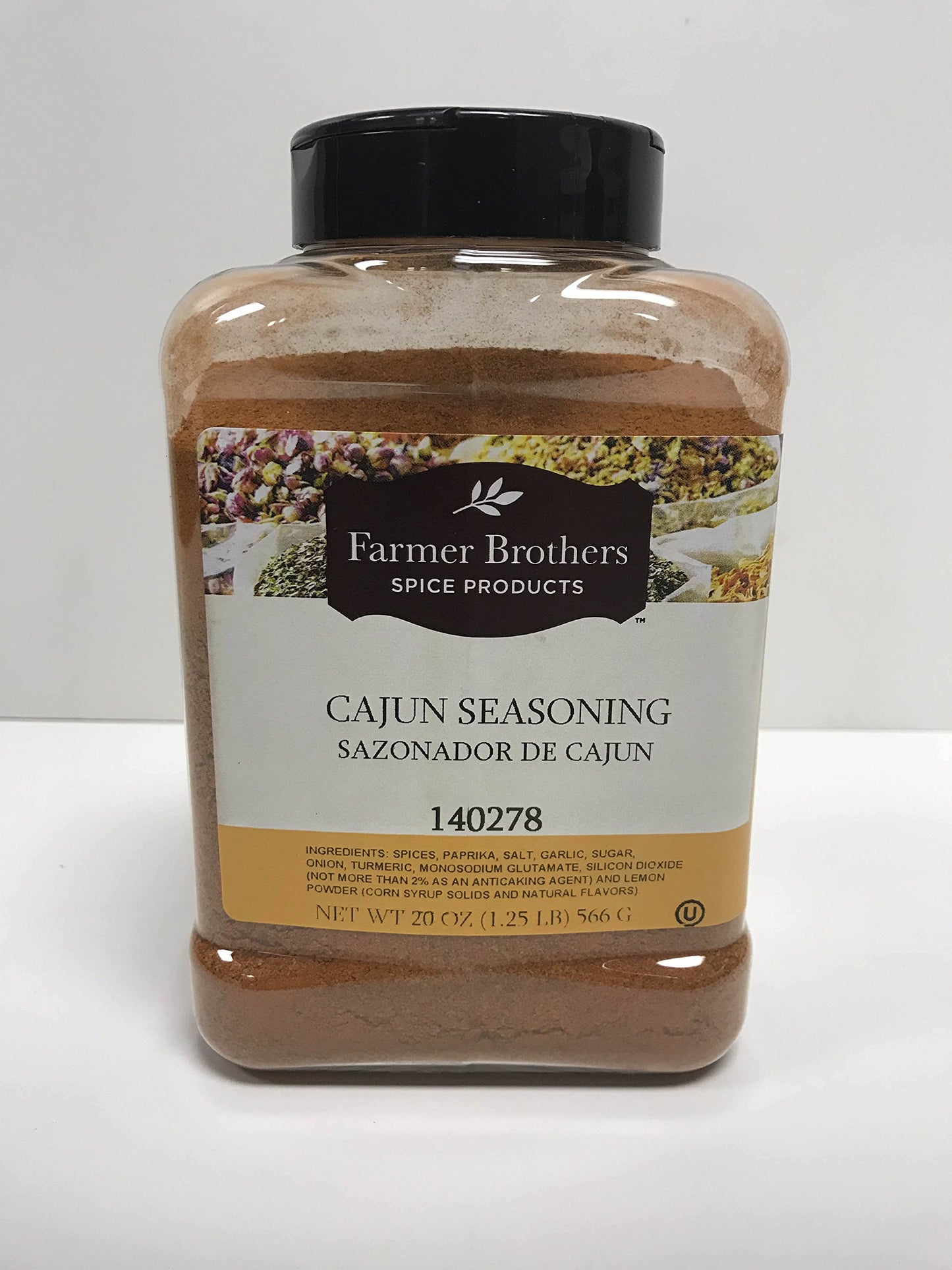 Cajun Seasoning (1 bottle/1.25 lb) By Farmer Brothers