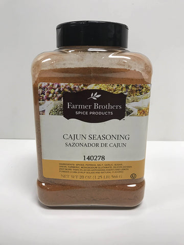 Cajun Seasoning (1 bottle/1.25 lb) By Farmer Brothers