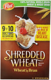 Post, Shredded Wheat, Wheat & Bran Cereal, 18 oz - SET OF 2