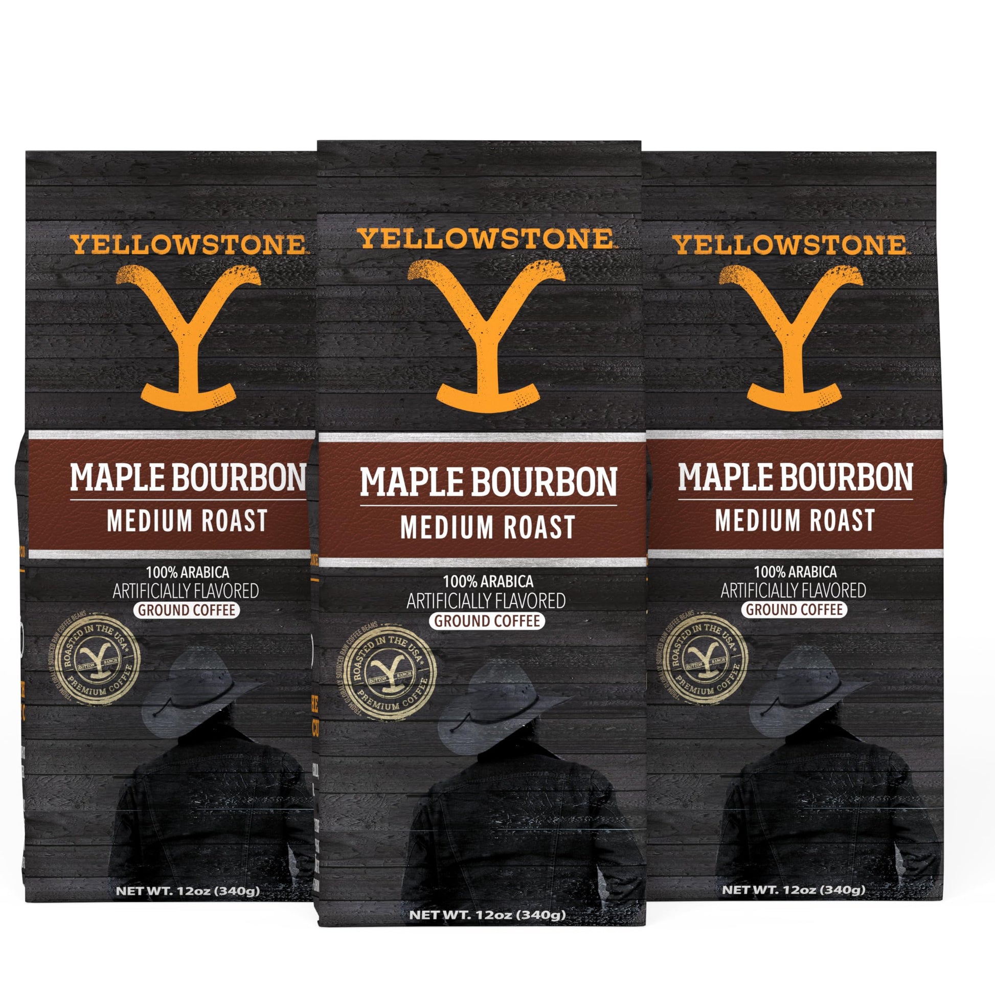 Yellowstone Maple spirit-inspired flavor Medium Roast Coffee 100% Arabica Ground Coffee  36 oz.