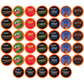 Two Rivers Coffee Flavored Pods Variety Sampler Pack for Keurig, 40 Count, Flavored Coffee
