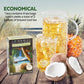 China Mist Iced Tea - Coconut Pineapple Green Tea Infusion - Refreshing And Delicious - Each Tea Bag Yields 1/2 Gallon - 4 Bags.