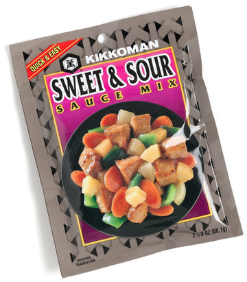 Kikkoman Sweet & Sour Sauce Mix, 2.125-Ounce Packages (Pack Of 24)