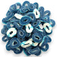 Premium Blue Raspberry Rings -1.5 lbs Delicious Blue Raspberry Flavor Soft Sweet Gummy Rings in Resealable Bag, Perfect for Snac