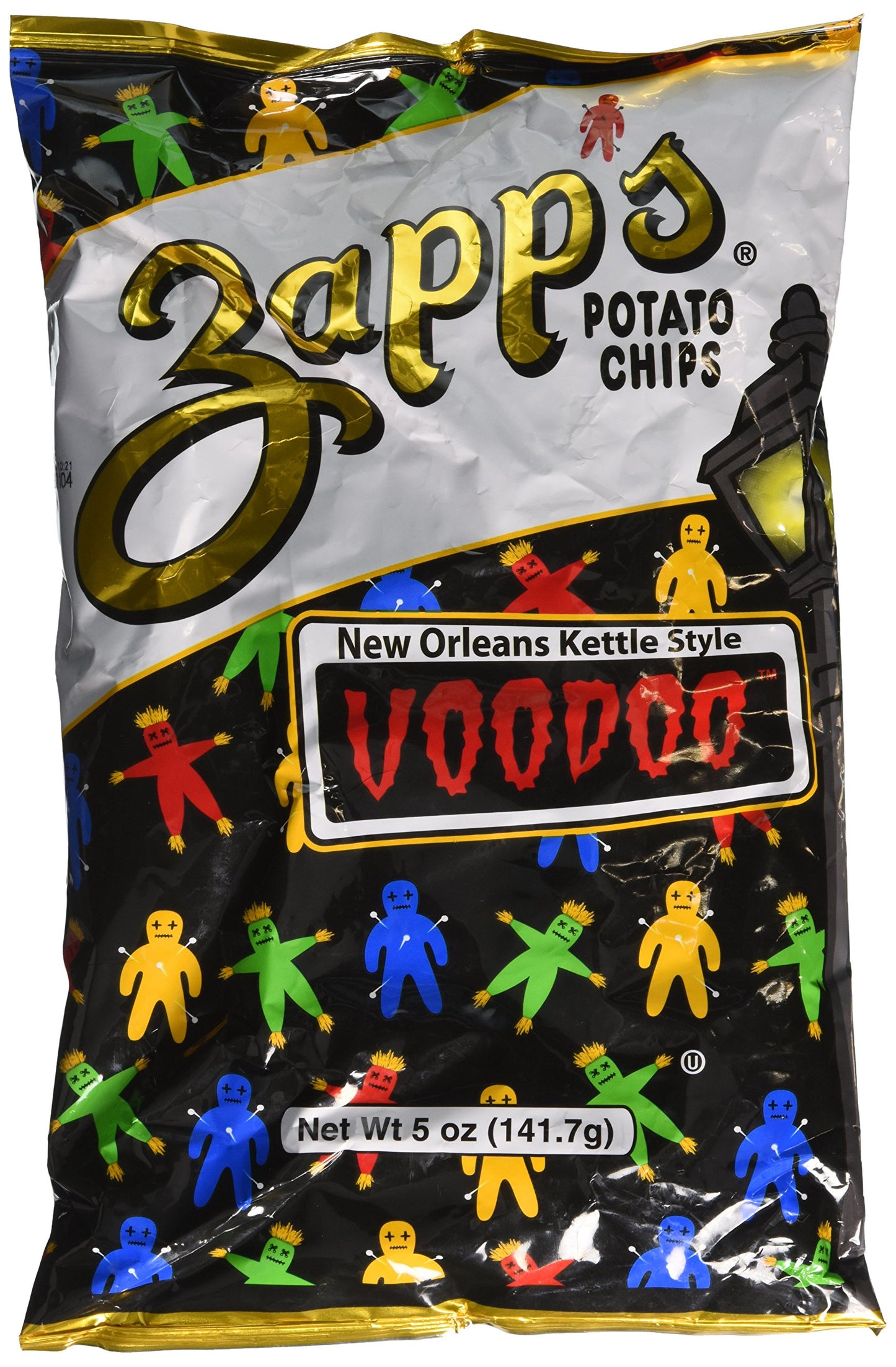 Zapps Potato Chips - New Orleans Kettle Style Voodoo - 2 X 5 Oz