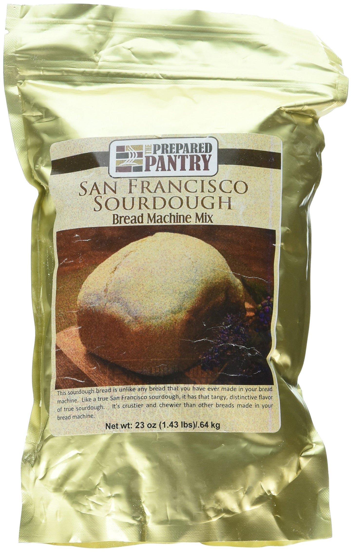 The Prepared Pantry San Francisco Sourdough Gourmet Bread Mix; Single Pack; For Bread Machine or Oven