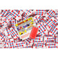 Bazooka Bubble Gum Valentines Day 225 Count Individually Wrapped Pink Chewing Gum in Original Flavor - Bulk Bubble Gum Tub - Fu