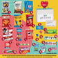 Gift A Snack - Holiday  Christmas Stocking Stuffer Snack Box Variety Pack Care Package + Greeting Card (100 Count) Birthday Sweet  Gift Basket  Candies Chips ers Bars