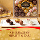 Ferrero Rocher Valentine's Chocolate Heart Gift Box, 16 Count Assorted Hazelnut & Coconut, 6.2 oz - Perfect Gift for Loved Ones