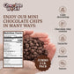 Semi-Sweet Mini Chocolate Chips By Chocolate Works | 2 Lb Jumbo Pack | Great For Baking, Melting, Cooking & More | Dairy Free |
