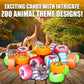 Animal Candy - Hard Candy Bulk 1 Lb Bag Of Individually Wrapped Small Hard Candies Assortment - Great For Office Candy - Safari